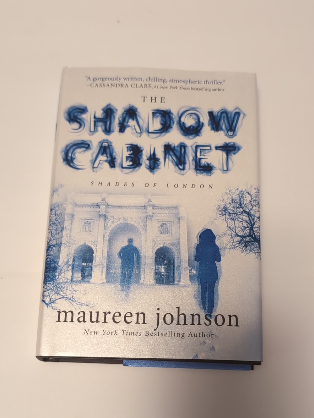 The Shadow Cabinet by Maureen Johnson - Blue & White Hardcover